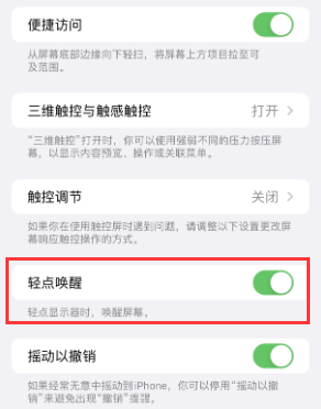 东风苹果授权维修站分享iPhone轻点无法唤醒怎么办 