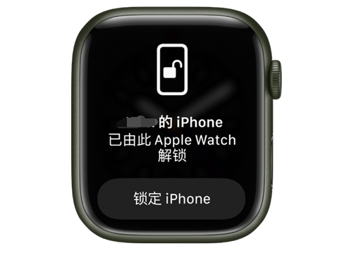 东风苹果手机维修分享用 AppleWatch 解锁配备面容 ID 的 iPhone方法 