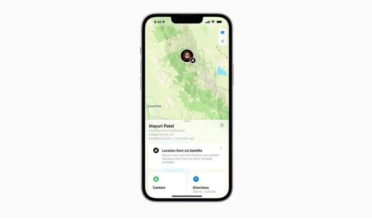 东风苹果14维修分享iPhone14系列中 FindMy功能通过卫星分享位置方法教程 