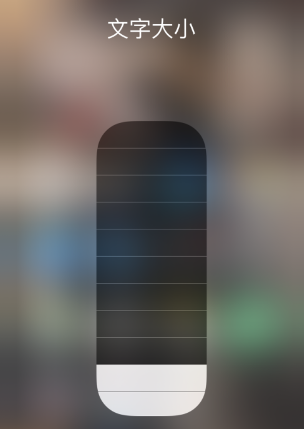 东风苹果手机维修分享小技巧：在 iPhone 控制中心快速调节字体大小 