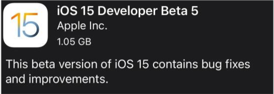 东风苹果手机维修分享如何升级到iOS15.0 beta5 